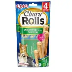 Churu Chicken & Tuna Rolls 4X