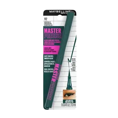 Master Precise All Day Liquid Eyeliner Makeup 112 EMERALD 1.0ml _ MAYBELLINE NEW YORK