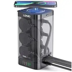 LDNIO SKW6457 Tower Power Strip 2500W with Multiple AC & USB Outputs – 2 Meter Cable