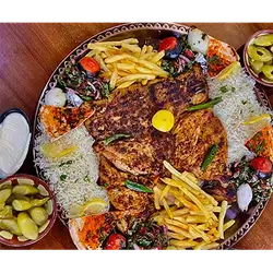 Whole Boneless Grilled Chicken with Rice