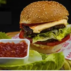 Meat Burger With Cheese