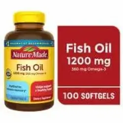 natures made fish oil 1200 mg 100 softgels