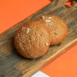 Brown Burger Bun With Black Seed