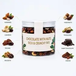 Chocolate with Nuts Rich & Crunchy Mix