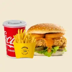 Mexican Chicken Burger (Medium Combo)