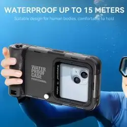 AICase (2nd Gen) Universal Waterproof Underwater Photography Housings for iPhone13/13 Pro Max/13 Pro/13 Mini/12/11//XR/8/7/6[50ft/15m], Diving Case for Galaxy S21 5G/S21 Plus/S21 Ultra/Note 20/10/S10