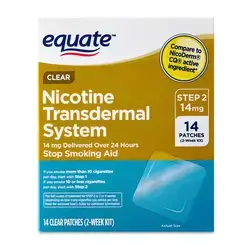 Nicotine Transdermal System 14mg EQUATE
