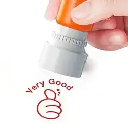 Letter & Thumbs Up Symbol Stamp, Encouraging Stamp For Students