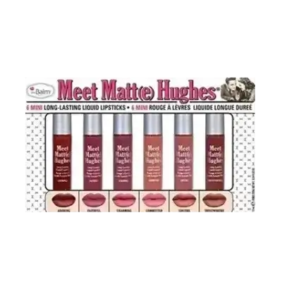 Meet Matt(e) Hughes 6 Mini Long-Lasting Lipsticks Vol.11 _ the Balm