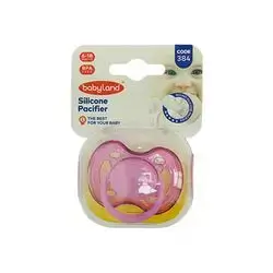 Babyland Silicone Pacifier 6-18M Bpa Free Pink Color