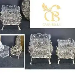 Glass Nuts Bowl Container  X2
