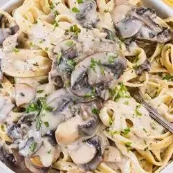 Mushroom Pasta With Cheese - Small