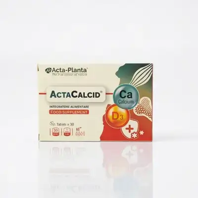 Acta-Planta ACTACALCID (Calcium + D3 - 30 Tablets)