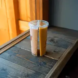 Orange Juice And Strawberry Smoothie