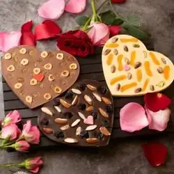 Big chocolate heart