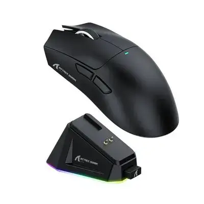 Mouse Attack Shark X11 Wired-2.4+Bt Black