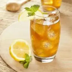 Iced Green Tea With Mint