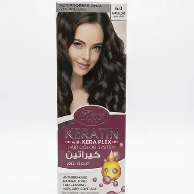 Yaran Keratin with Kera Plex Hair Color System (6.0 Dark Blond)