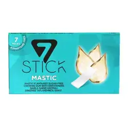 Stick 7 Mastic Flavor Free Sugar Gum 7 Pcs