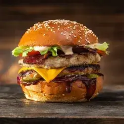 Double Chicken Burger