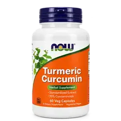 Turmeric Curcumin 60 Veg Capsules _ now