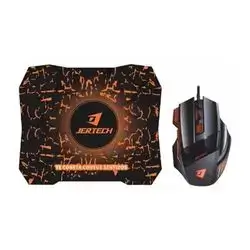 Jertech GP10 Wired Mouse with Mouse Pad