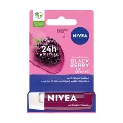 NIVEA lip balm 24hr moisture Black Berry