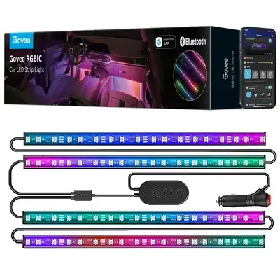 Govee RGBIC Interior Car LED Strip Lights - 12V (Model H70900D2)