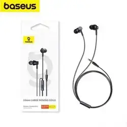 Baseus Hz11 Universal 3.5mm Wired Earphones Stereo Headset In- Ear