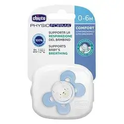 Chicco Physioforma Comfort Silicone Pacifier Baby 0-6 1 Pcs