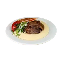 Hummus And Meat Shawarma
