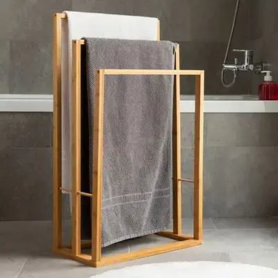 Towel Holder Bamboo 3Ass