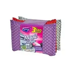Parex Magic Shine Cleaning Sponge, 3 Pieces