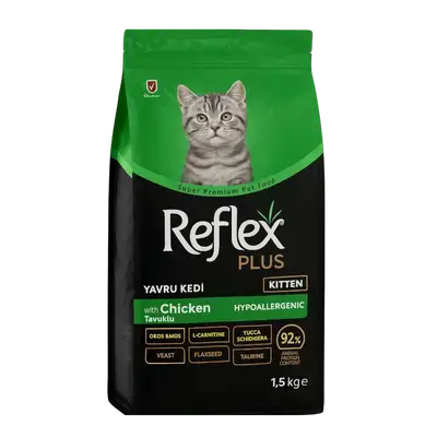 Reflex Plus For Kitten With Chicken Flauvor And Hypoallergenic 1.5kg - 11090