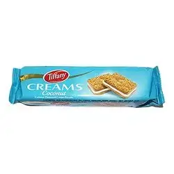 Tiffany Biscuits Coconut Cream 80Gm