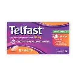 TELFAST 120 MG SANOFI ( FEXOFENADINE 120 MG )
