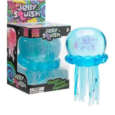Nee-Doh Jelly Squish Krakin Medium Sensory Toy (Random Color Selection)