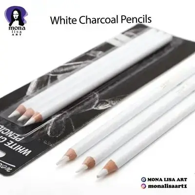 WHITE CHARCOAL PENCIL-Bianyo