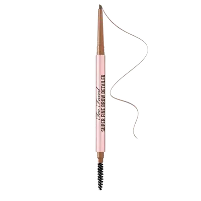 Super Fine Brow Detailer Ultra Slim Brow Pencil Soft Brown 0.08g _ Too Faced