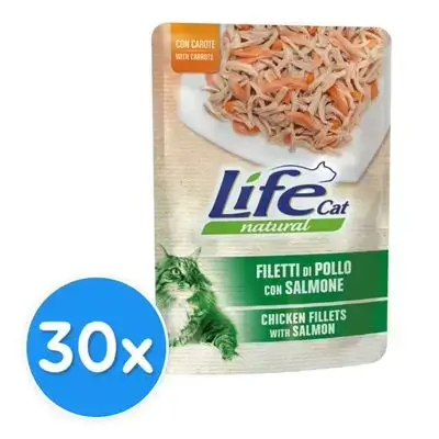 Life Cat Chicken fillets with Salmon x30