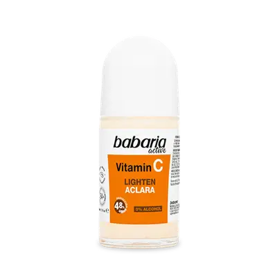 Deodorant Roll-On Vitamin C Lighten 48H Active 50ml _ babaria