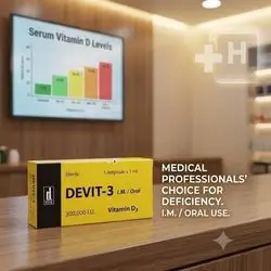 DEVIT-3 I.M. / oral Vitamin D3 300.000 I.U. (1 Ampoule x 1 ml)