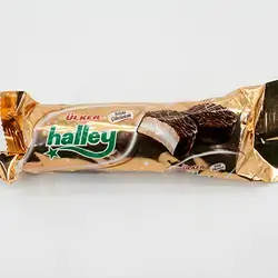 Ulker Halley Milk Chocolate Coated Sandwich Biscuits With Marshmallow 77Gm