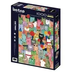 BOTOP PUZZLE 1000PCS CATS