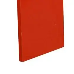 Dimensional Wooden Shelf 20X72 P.Red