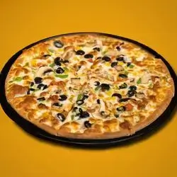 Meat And Chicken Pizza