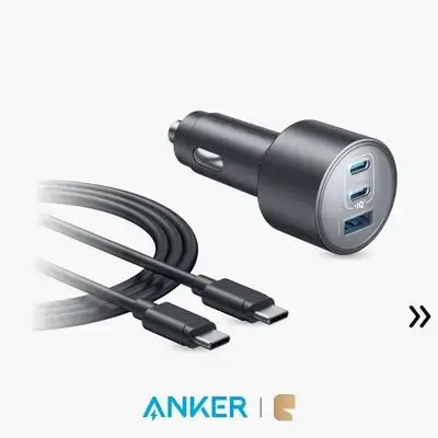 Anker Nano 167.5W Car Charger | Triple-Port Ultra-Fast Power