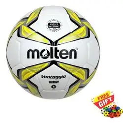 Molten Football Ball Official Size 5 Soccer Ball + Sponge Football Raqam 2
