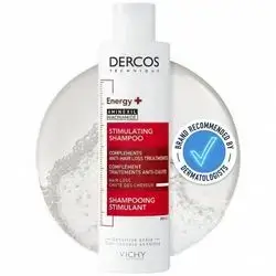 Vichy Dercos ENERGY+, Energizing Shampoo, Anti-Hair Loss Shampoo for Weak Hair and Sensitive Scalps, Made in SPAIN ORIGINAL, 200ML