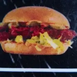 Nashville chicken burger